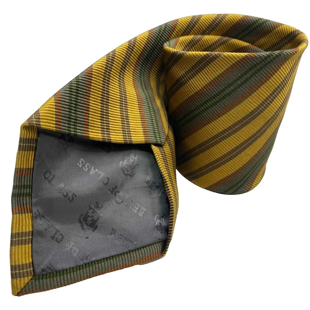Robert Talbott Best Of Class Silk Blend Mens Handmade Necktie Multicolor Striped